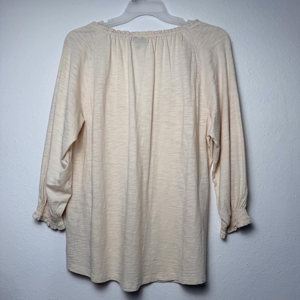 Style & Co Soft Cream Basic tee Blouse‎ 1X New without tag - Picture 5 of 9